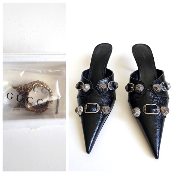 Balenciaga Shoes - Unisex Gucci Ring & Balenciaga Mules Bundle